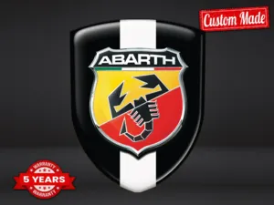 Fiat Abarth Pegatinas Hot Rod Resistentes Alta Calidad Profesional